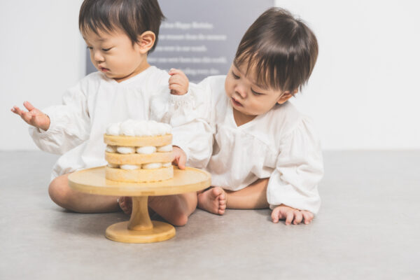 １歳　バースデー　富山　射水市　フォトスタジオ　ケーキ　スマッシュケーキ