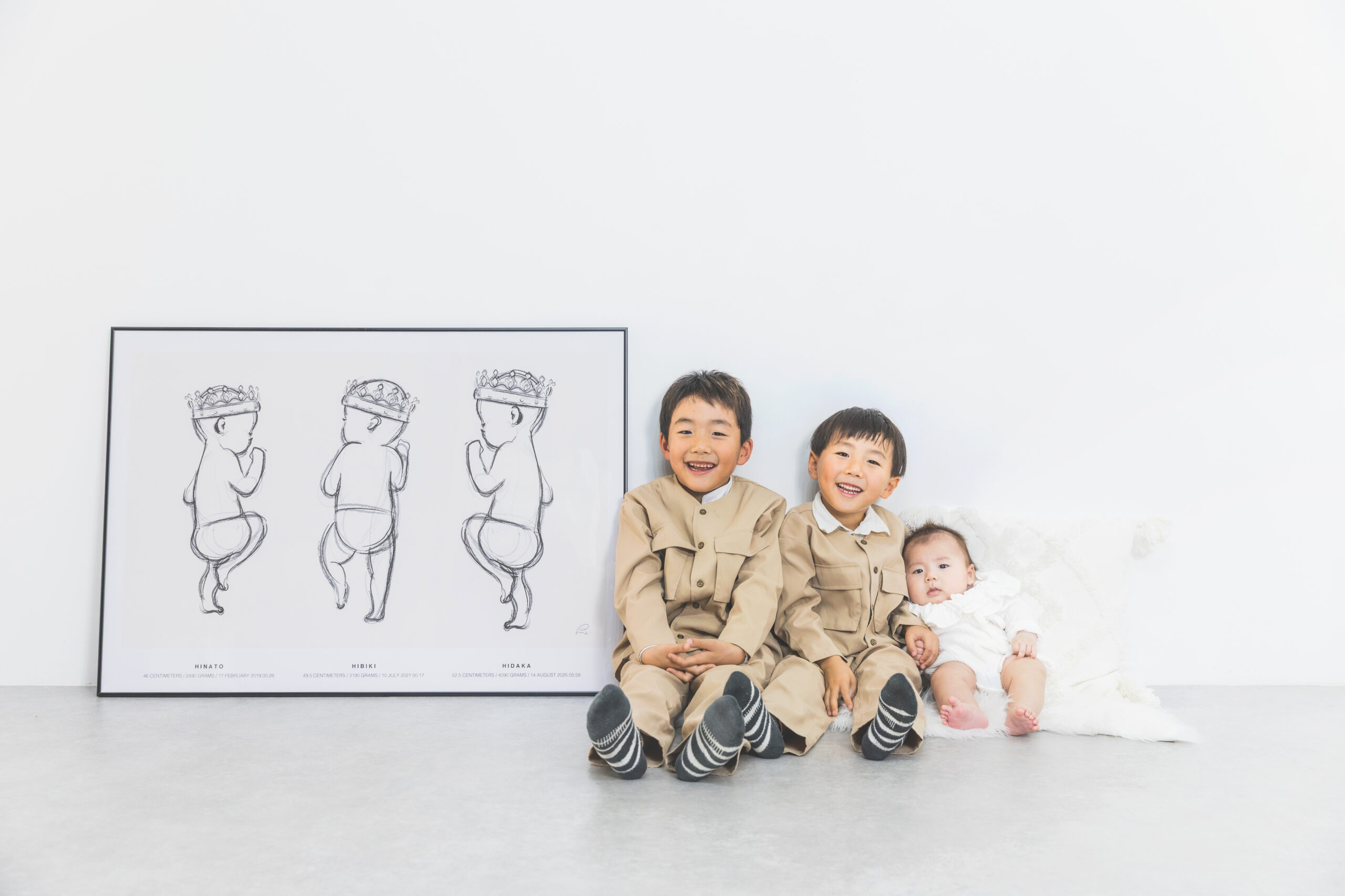 富山　射水市　フォトスタジオ　100日祝い　百日祝い 撮影 新湊