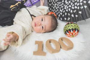 富山　射水市　フォトスタジオ　100日祝い　百日祝い 撮影 新湊