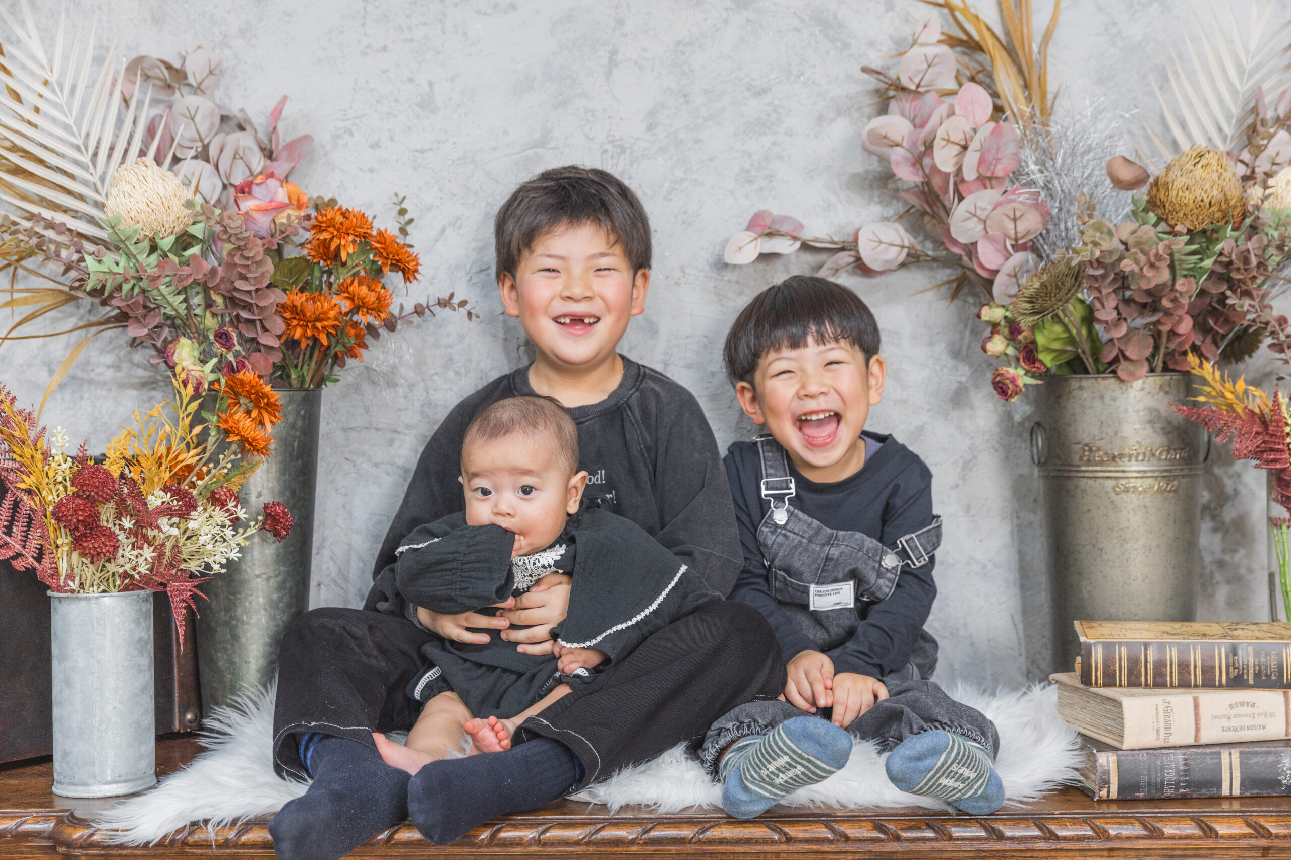 富山　射水市　フォトスタジオ　100日祝い　百日祝い 撮影 新湊