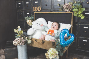 富山　射水市　フォトスタジオ　100日祝い　百日祝い 撮影 新湊